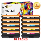 10PK TN431 TN433 Toner Compatible with Brother HL L8260CDW L8260CDW L8360CDW