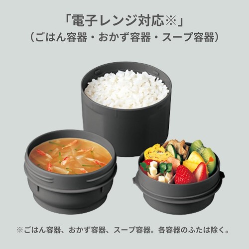 ZOJIRUSHI Thermal Insulated Lunch Box Stainless Steel Bento Jar Silver NEW - Picture 4 of 7