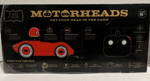 FAO SCHWARZ MOTORHEADS Remote Control Racers Red Car-Mystery Driver-Ryans World - Picture 2 of 3