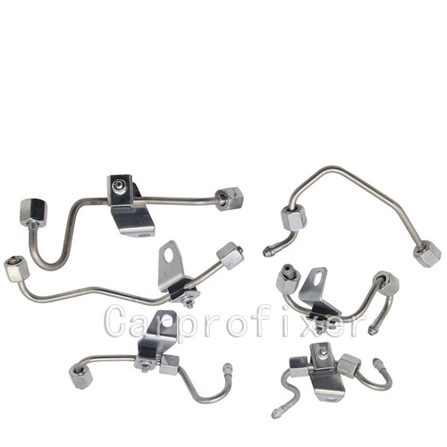 Fits 2003-2007 5.9L Dodge Cummins Diesel Set OF 6 Fuel Injection Line 5086872AB - Foto 3 di 9