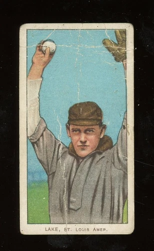 1909 T206 Baseball #273 Joe Lake (St. Louis-Ball In Hand) PR *e1