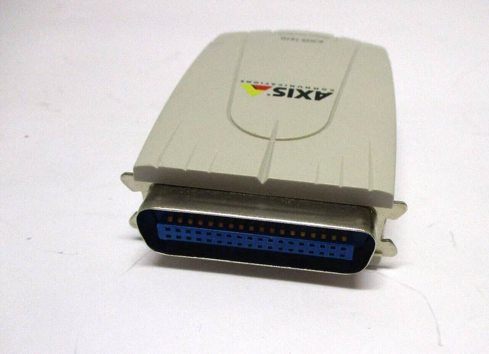 AXIS 1610 Network Print Server 0095-011-01 w/Cable Power Adapter - Image 4 of 4