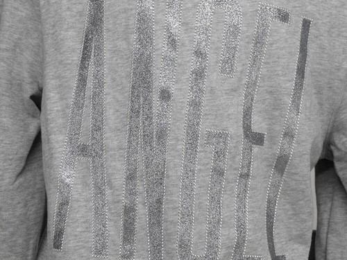 Victoria's Secret Hoodie & Sweat Pants Set Supermodel Glitter Bling Large Gray - Picture 5 of 10