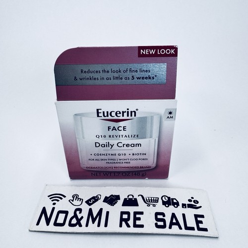 Eucerin Q10 Anti-Wrinkle Face Cream, Unscented Face Cream for Sensitive Skin