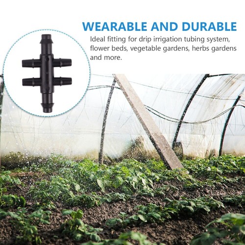 20pcs Irrigation Fittings Kit Drip Tubing Fittings Garden Hose Water Sprinkler - Picture 10 of 12