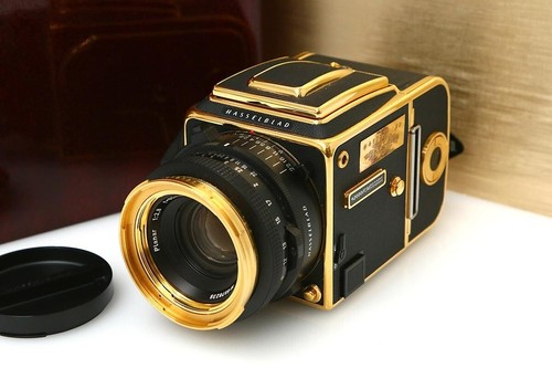 【Exc+++】Hasselblad 2000FC/M Gold 100th Anniversary Medium Format Camera + Lens - Picture 1 of 20