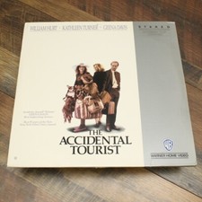 The Accidental Tourist Laserdisc William Hurt Kathleen Turner Gina Davis