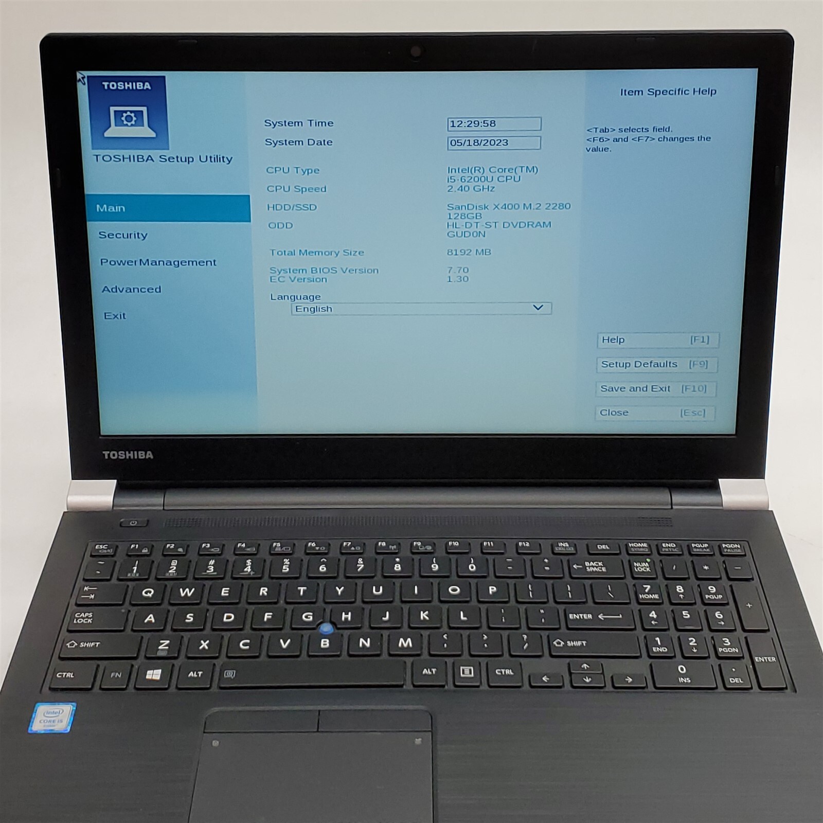 Toshiba Tecra C50-C Laptop Intel i5 6200U 2.40GHZ 15.6" HD 8GB 128GB NO OS Lot 4 - Picture 3 of 9