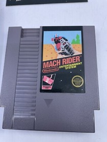 Mach Rider Nintendo NES Box Hangtab 5 Screw Rare Authentic & Tested ( Box Damage