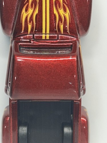 49 Ford F1 HW Flames 2018 # 85/365 FJW63 paquete sellado # 4/10 rojo con ruedas negras - Imagen 7 de 8