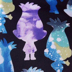 Dreamworks Mens Classic Trolls Branch Silhouette Neck Tie