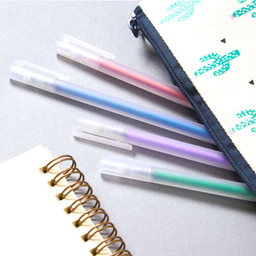 6pcs Novelty Kawaii Frosted Color Ballpoint Pen Kids School Stationery Random - Picture 4 of 9