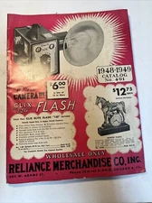 1914 Reliance Manufacturing Co. 1948/49 Wholesale Catalog. Chicago Il.