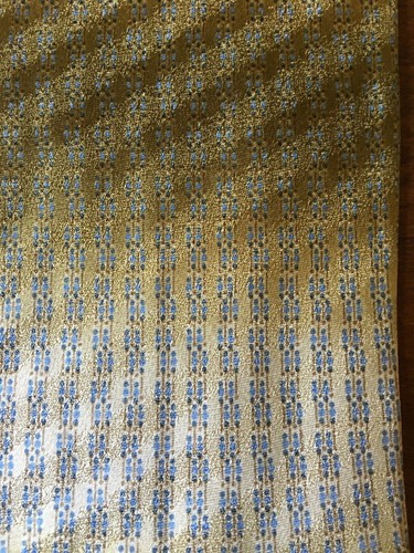Kenneth Cole NY Silk Necktie Gold Champagne Blue NWOT - Picture 4 of 6