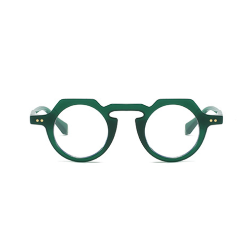 Unisex Blue Light Blocking Round Reading Glasses Personality Presbyopic Readers - Picture 15 of 17