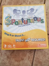 Spontuneous The Song Game Family Fun New Sealed 