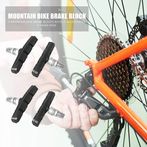 4PCS Braking Pads V Brake Pads Block shoes For Bicycle Bike AU - Picture 7 of 11
