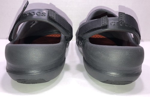 Crocs Literide Slip Resistant Black Size M12 205669 - Picture 8 of 12