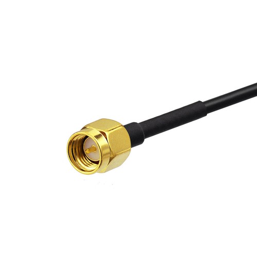 Cable coleta RF 3 pies SMA macho a UHF PL-259 macho RG174 1m para radioaficionado WiFi - Imagen 3 de 4