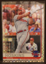 RHYS HOSKINS—2019 Topps Chrome X-Fractor #195