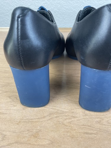 Camper Ankle Boots with Blue Heels and Blue Elastic Size 38 - Picture 7 of 7