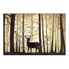 Creative Products Deer In Ominous Forest 24 x 16 Canvas Wall Art