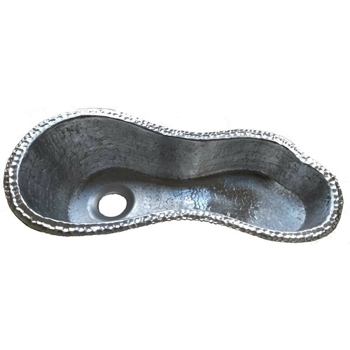 Lightweight Artistic Curly River Metal Undermount Sink Restaurant Kitchen Basin - Picture 4 of 5