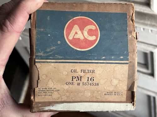 NOS 58-67 Corvette Impala Chevelle Canister Oil Filter Assembly PM16 GM 5574538 - Picture 10 of 14