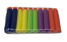 Smart Toys 100 MULTICOLOR Foam Darts Refill Pack - Nerf Compatible bullets