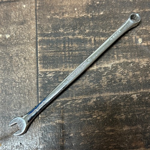 Craftsman 44921 Combination Wrench Professional 1/4" polished USA 12pt - Picture 5 of 9