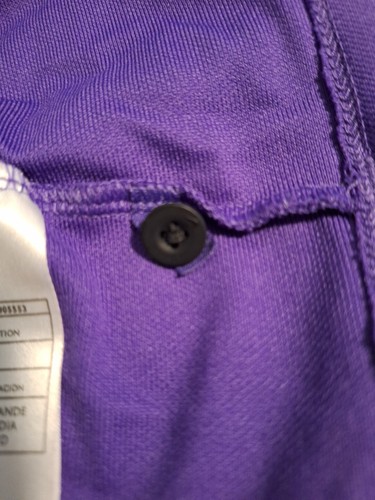 Nike Fit Dry Men's Purple Golf 3 Button Short Sleeve Polo Shirt Size XL Sharp! - Picture 13 of 14