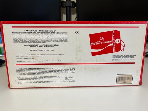 Ford Roadster Coca Cola Solido1:18 Diecast Model Car – Boxed, Flawed - Picture 11 of 11