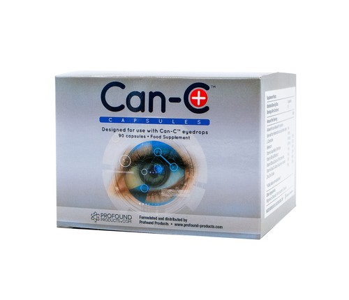 Can C Plus Diseñado para usar con Gotas para los Ojos Can-C Plus contiene 90 cápsulas - Imagen 2 de 3