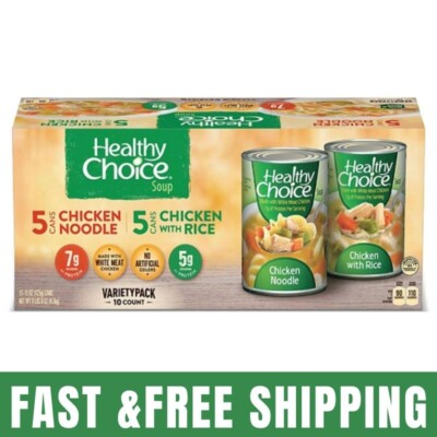 Healthy Choice Soup Variety Pack (15 oz., 10 pk.) Great Price FRESH