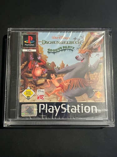 Dschungelbuch Groove Party  PS1 Neu original Eingeschweisst in Acryl Case - Picture 3 of 4