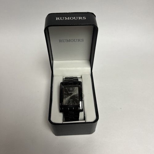 Rumours Herren Quarzuhr schwarz (braucht Batterie) (Beschreibung lesen) - Bild 1 von 9