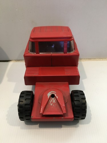 1960s Marx 25" Pressed Steel Shop-Rite Super-Markets Tractor Trailer Truck - Picture 5 of 12