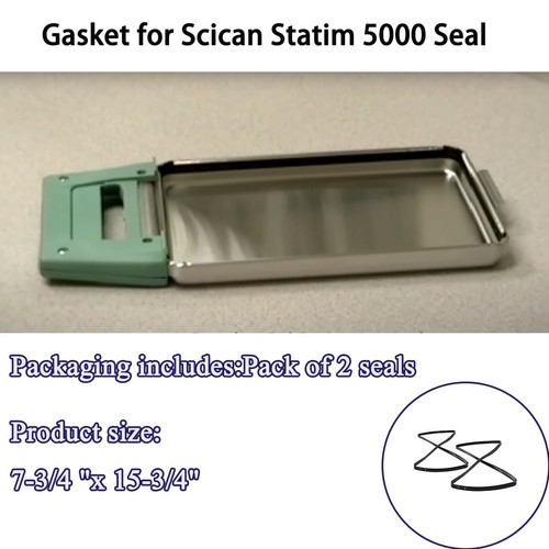 Dichtung für Scican Statim 5000 Seal (2er Pack Dichtungen) schwarz - Bild 2 von 7