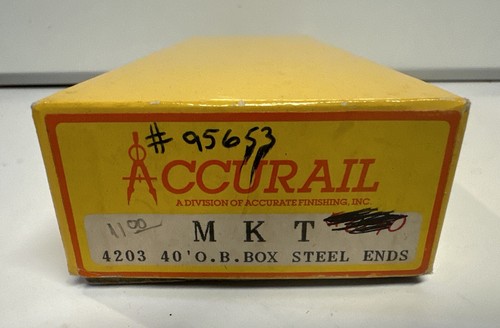 Accurail HO Scale MKT 40' O.B. Box Car Kit #95653 - Picture 3 of 3