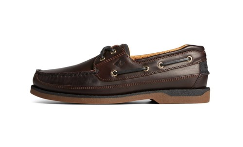 Sperry Mako Gold Cup Boat Shoe - Amaretto Brown - Mens Size 7.5 - NEW IN BOX - Picture 20 of 21