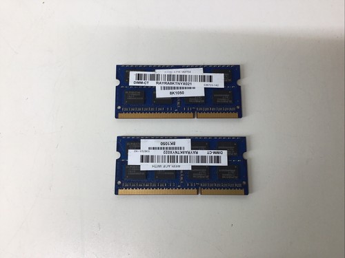 Elpida 4GB (2X2GB) 2Rx8 PC3-10600S-9-10-F1 Laptop Ram Memory EBJ21UE8BDS0-DJ-F - Picture 2 of 3