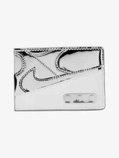 Nike Icon Air Max 90 Wallet 3 Slot Card Holder White/Silver Vegan Leather