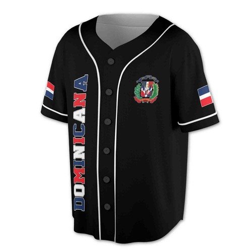 Personalized Name Number Dominicana coat of arms Dominican Republic Baseball - Bild 3 von 7