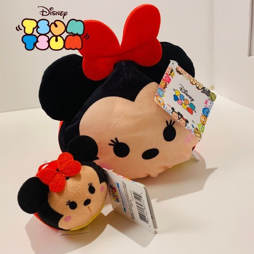 Disney Minnie Mouse Tsum Tsum Bundle! NEW! NWT! 7 & 3 Inch Plushes. - Picture 9 of 12