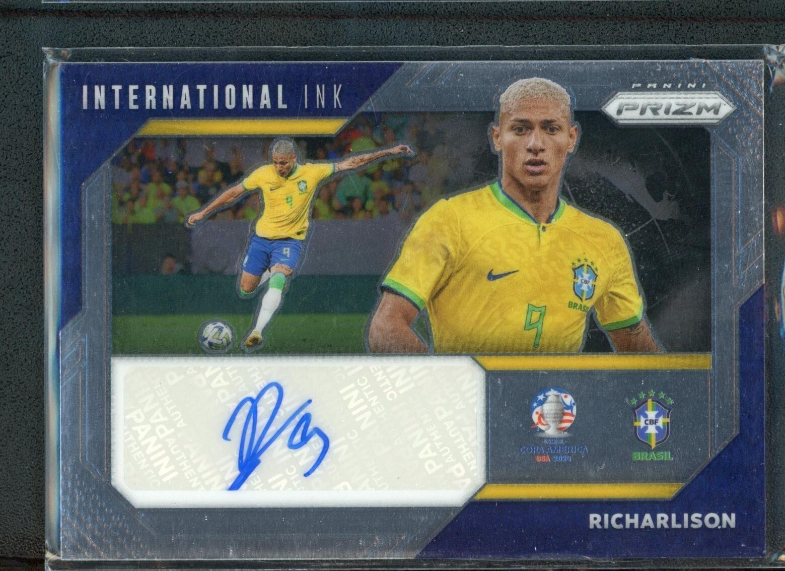 2024 Richarlison Auto Panini Prizm Conmebol Copa America International INK