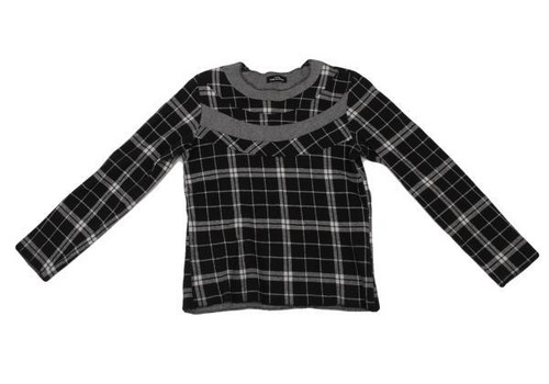tricot COMME des GARCONS Check Front Switching Top Size S-M(K-150799) - Picture 2 of 12