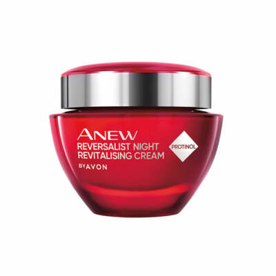 AVON ANEW REVERSALIST NIGHT REVITALISING CREAM 30+ Protinol Dual Collagen Boost
