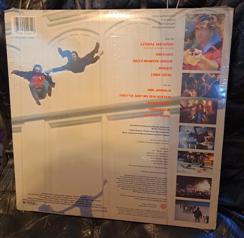 Vintage Tödliche Waffe Vinyl Album, VERSIEGELT! 1987, Danny Glover, Mel Gibson, Clapton - Bild 2 von 3