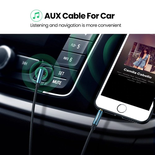 Ugreen 3.5mm 90 Degree Right Angle Straight Stereo Audio Cable Jack. 0.5m - 2m - Picture 3 of 9