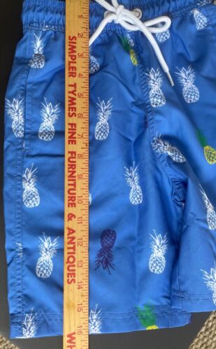 TSLA Swim Board Beach Trunks Boys Sz 6 Blue Quick Dry UPF 50 FREE SHIPPING - Picture 3 of 5